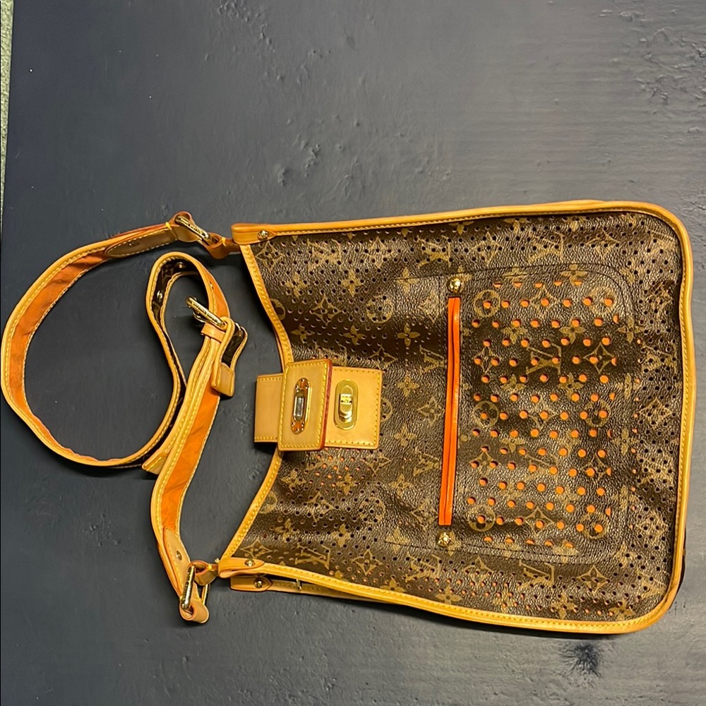 Brown Leather Designer Men's Bag